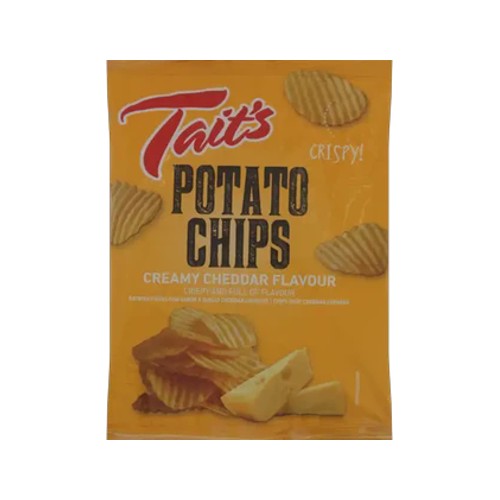 Taits Creamy Cheddar Chips 125g