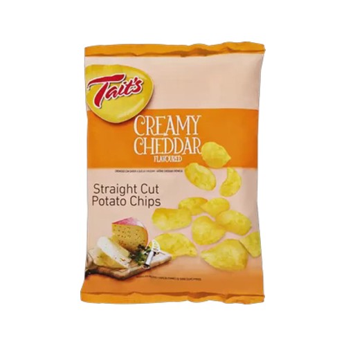 Taits Creamy Cheddar Straight Cut Chips 125g