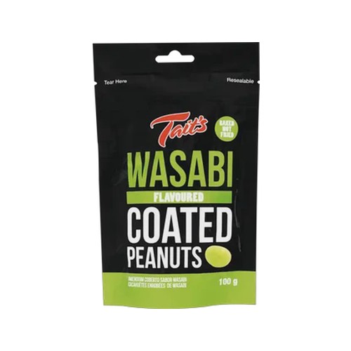 taits wasabi peanuts 100g