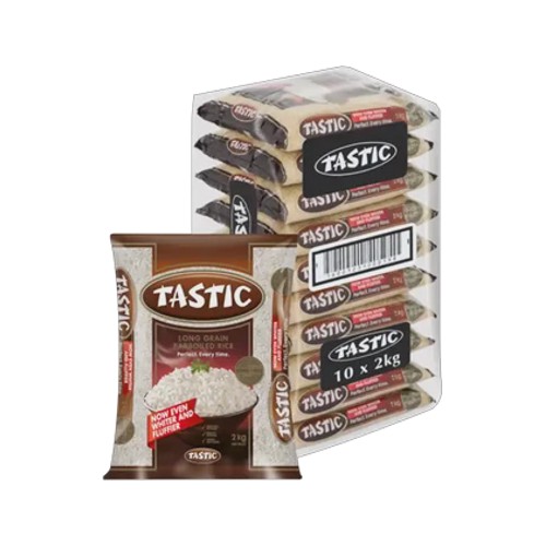 tastic long grain parboiled rice 10 x 2kg