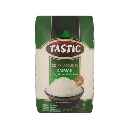 tastic rices of the world long grain white basmati rice 1kg