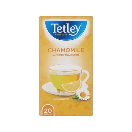 tetley orange flavoured chamomile tea bags 20-pack