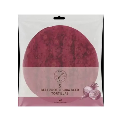 The Bakery Beetroot Tortilla Wrap 5s