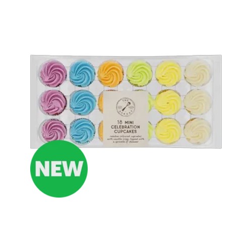 the bakery mini cupcakes 18-pack