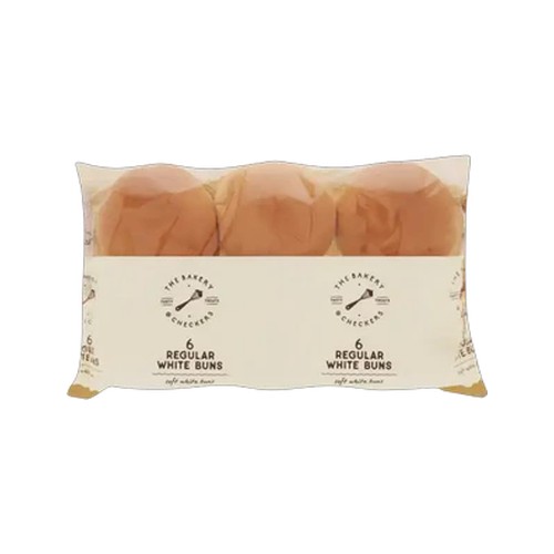 the bakery white buns 6 pack
