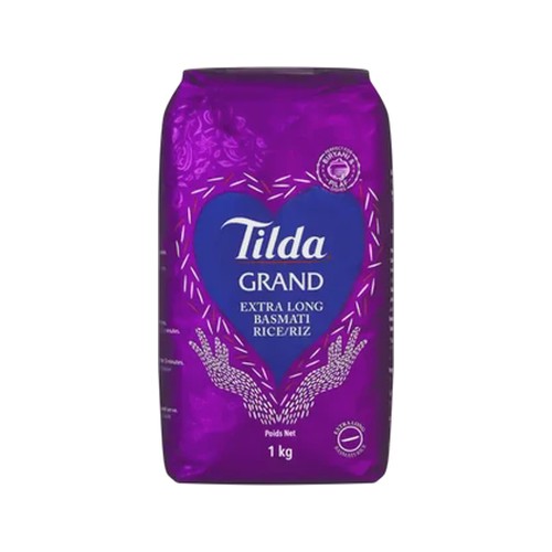 tilda grand extra long basmati rice 1kg