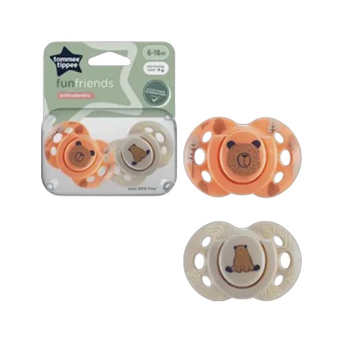 tommee tippee fun style soother 6-18 months 2-pack