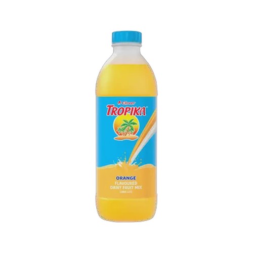 tropika orange flavoured long life dairy fruit mix 1l