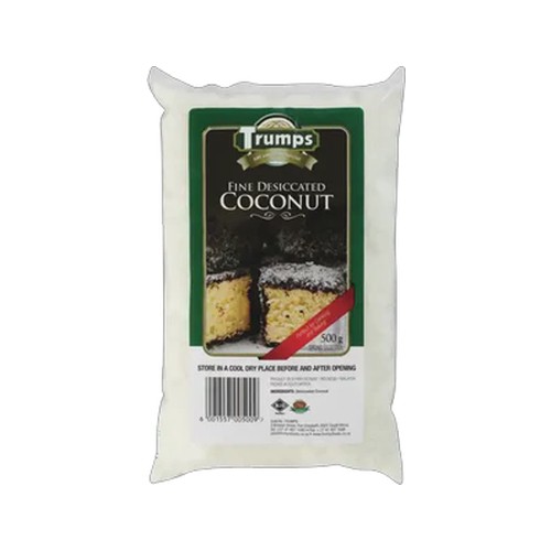 trumps fine desiccated coconut 500g