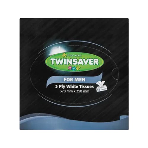 twinsaver mens facial tissues 36-pack