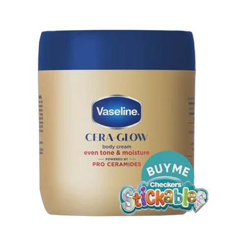 vaseline cera-glow even tone & moisture body cream 400ml