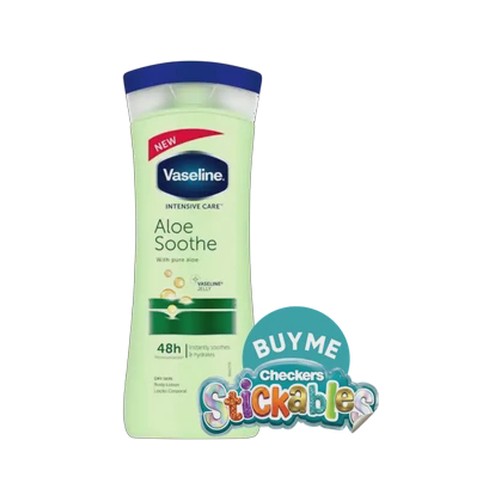 vaseline intensive care aloe soothe body lotion 400ml