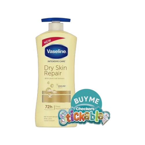 vaseline intensive care dry skin repair body lotion 625ml