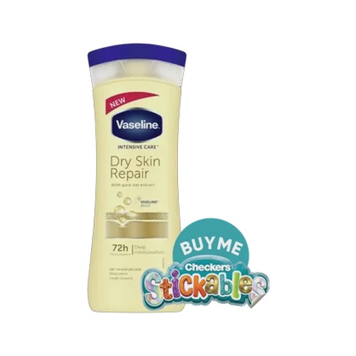 vaseline intensive care dry skin repair body lotion 400ml