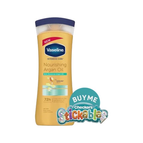 vaseline intensive care nourishing argan oil body lotion 400ml