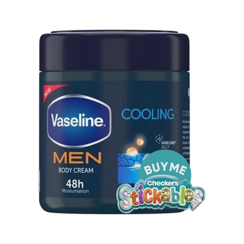 vaseline men cooling body cream 400ml
