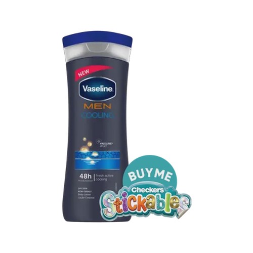 vaseline men cooling body lotion 400ml