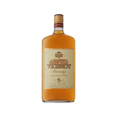 Viceroy 5 Year Old Oval Potstill Brandy Bottle 750ml