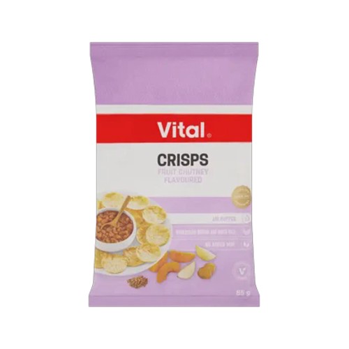 Vital Fruit Chutney Flavoured Crisps 85g