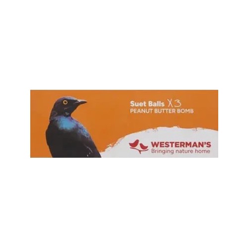 Westerman's Peanut Butter Bomb Suet Balls 3 Pack