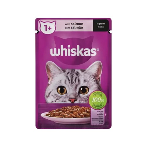 Whiskas Salmon In Gravy Cat Food 85g