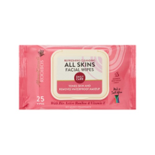 african extracts rooibos cleansing facial wipes all skin types 25 wipes