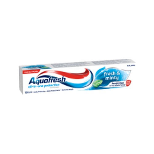 aquafresh fluoride toothpaste fresh & minty 100ml