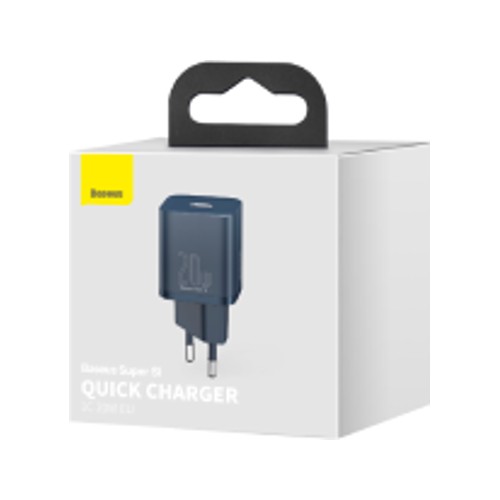 Baseus Super Si 20w Charger Type-C to Ios Blue