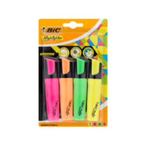 Bic Assorted Marking Highlighters 4 pack