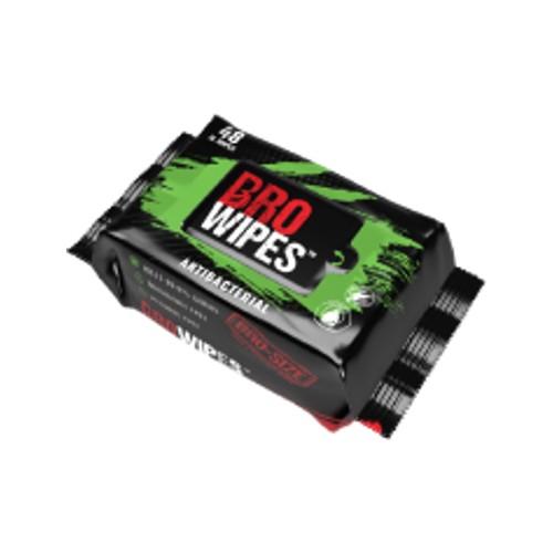 bro wipes antibacterial 48s