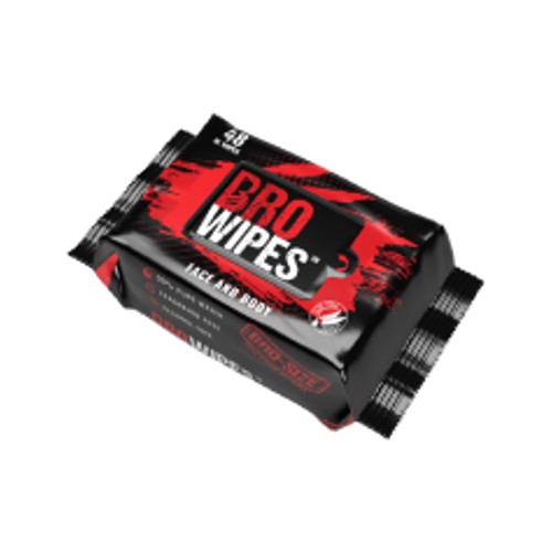 bro wipes face & body 48s
