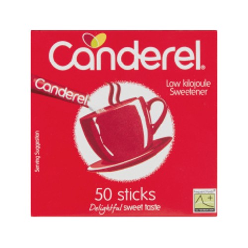 Canderel Low Kilojoule Sweetener 50 Sticks