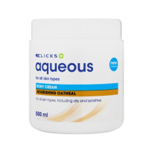 Clicks Aqueous Cream Collodial Oatmeal 500ml