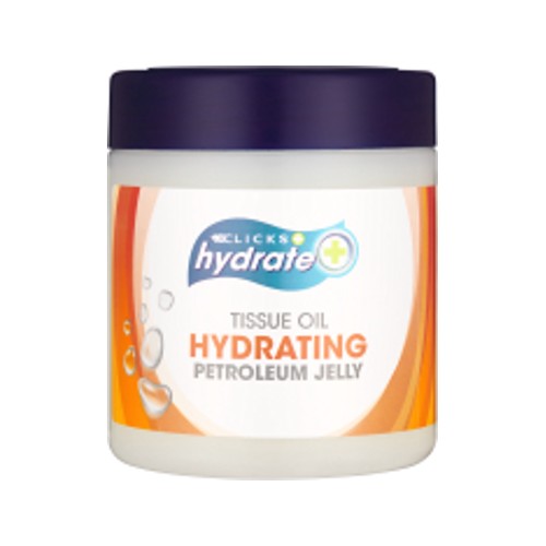 clicks hydrate tissue oil petroleum jelly 500ml