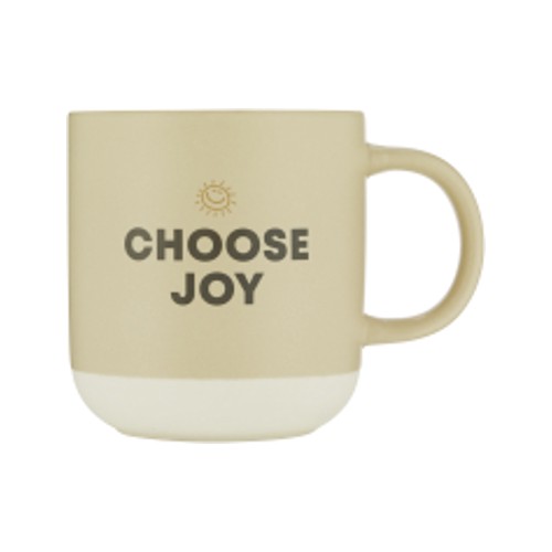 Clicks New Bone Chine Two Toned Colour Slogan Mug Stone