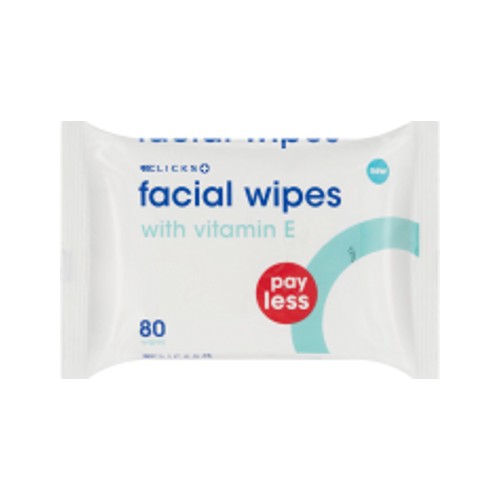 clicks payless facial wipes 80s