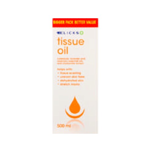 clicks tissue oil 500ml