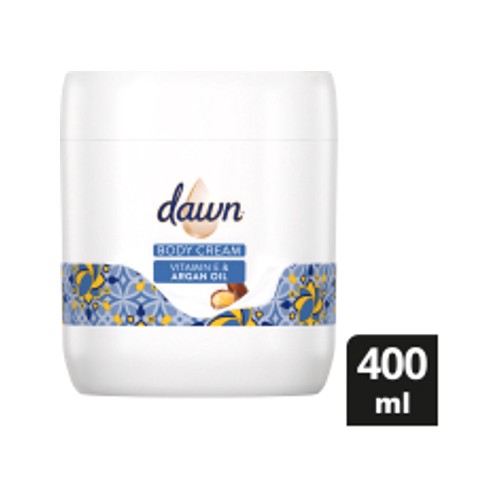 Dawn Stretch Marks Repair Body Cream Vitamin E and Argan Oil 400ml