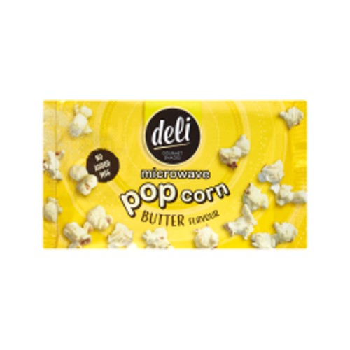 Deli Microwave Popcorn Butter 100g