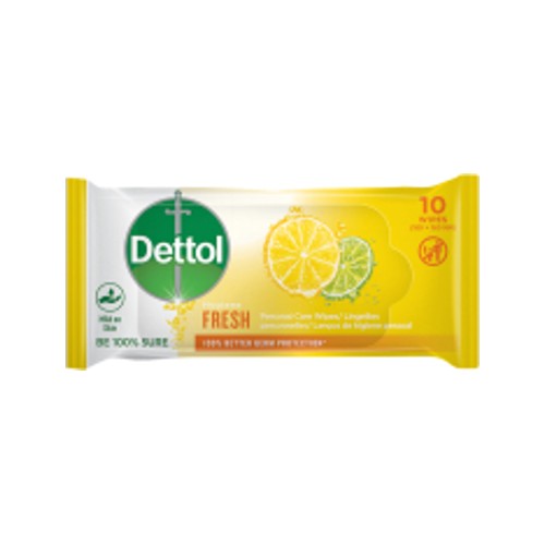 dettol wipes fresh 10 wipes