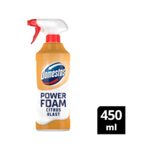 Domestos Power Foam Bathroom Cleaner Citrus Blast 450ml