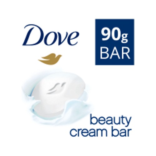 dove soap bar white 90g