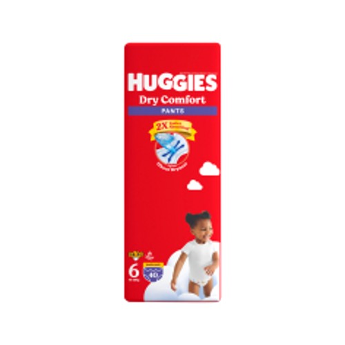 huggies dry comfort pants jumbo pack size 6 40s