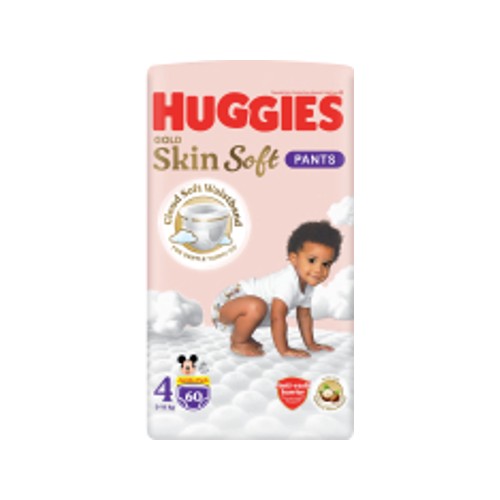 huggies gold skin soft pants size 4 jumbo 60s