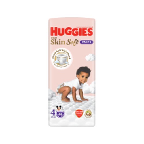 huggies gold skin soft pants size 4 value pack 46s