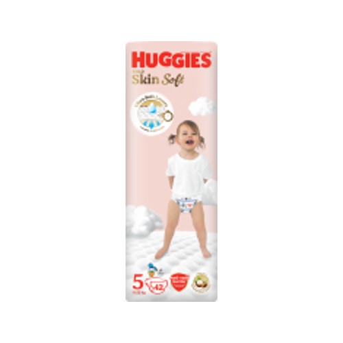 huggies gold skin soft value pack size 5 42s