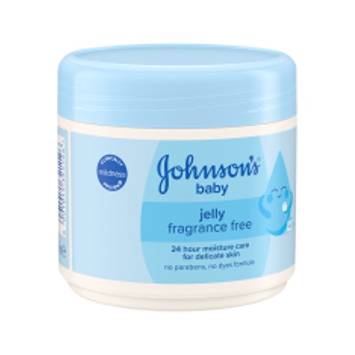 johnsons baby jelly fragrance free 250ml