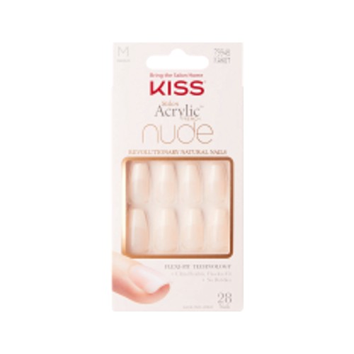 Kiss Salon Acrylic French Nude Nails Leilani 28s