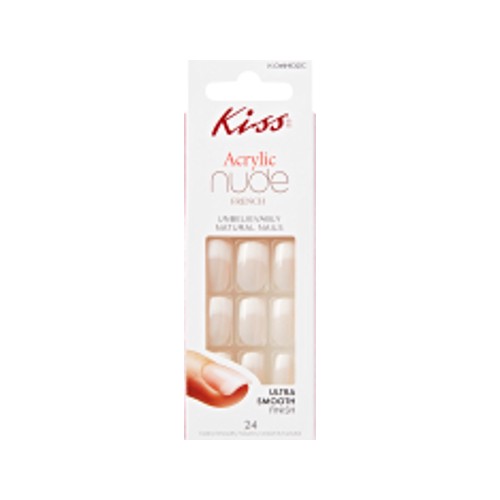 Kiss Salon Color Nails Acrylic Just Be U 24 Nails