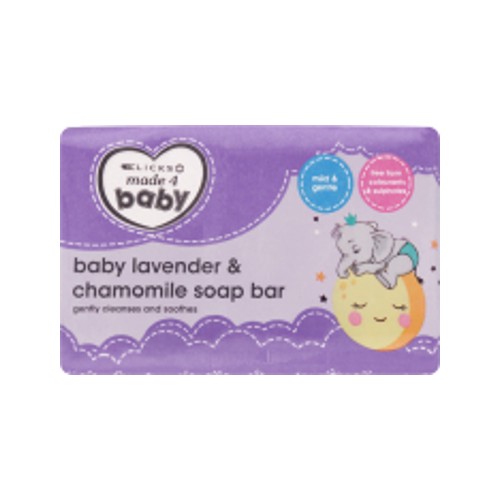 made 4 baby calm night soap lavender 175g